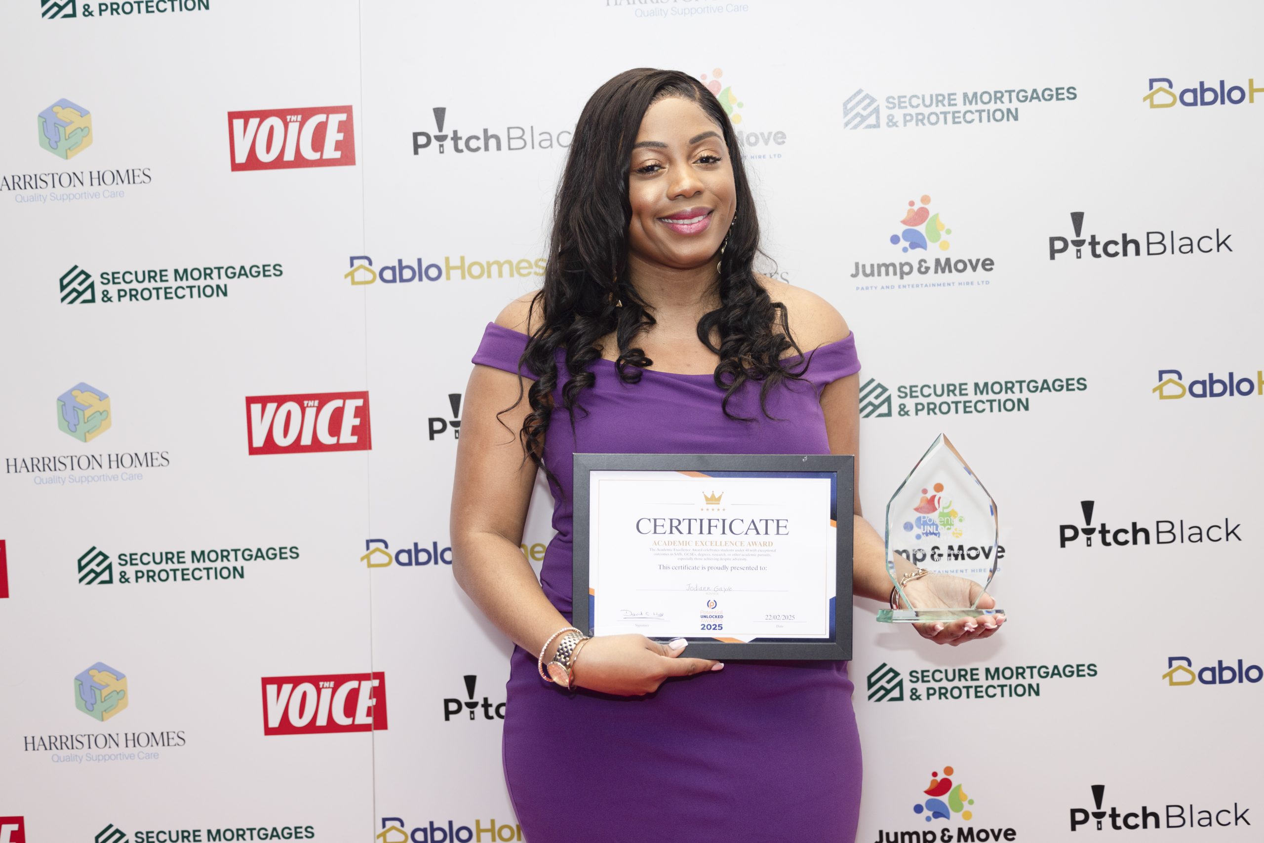 Academic Excellence Award - Jodiann Gayle